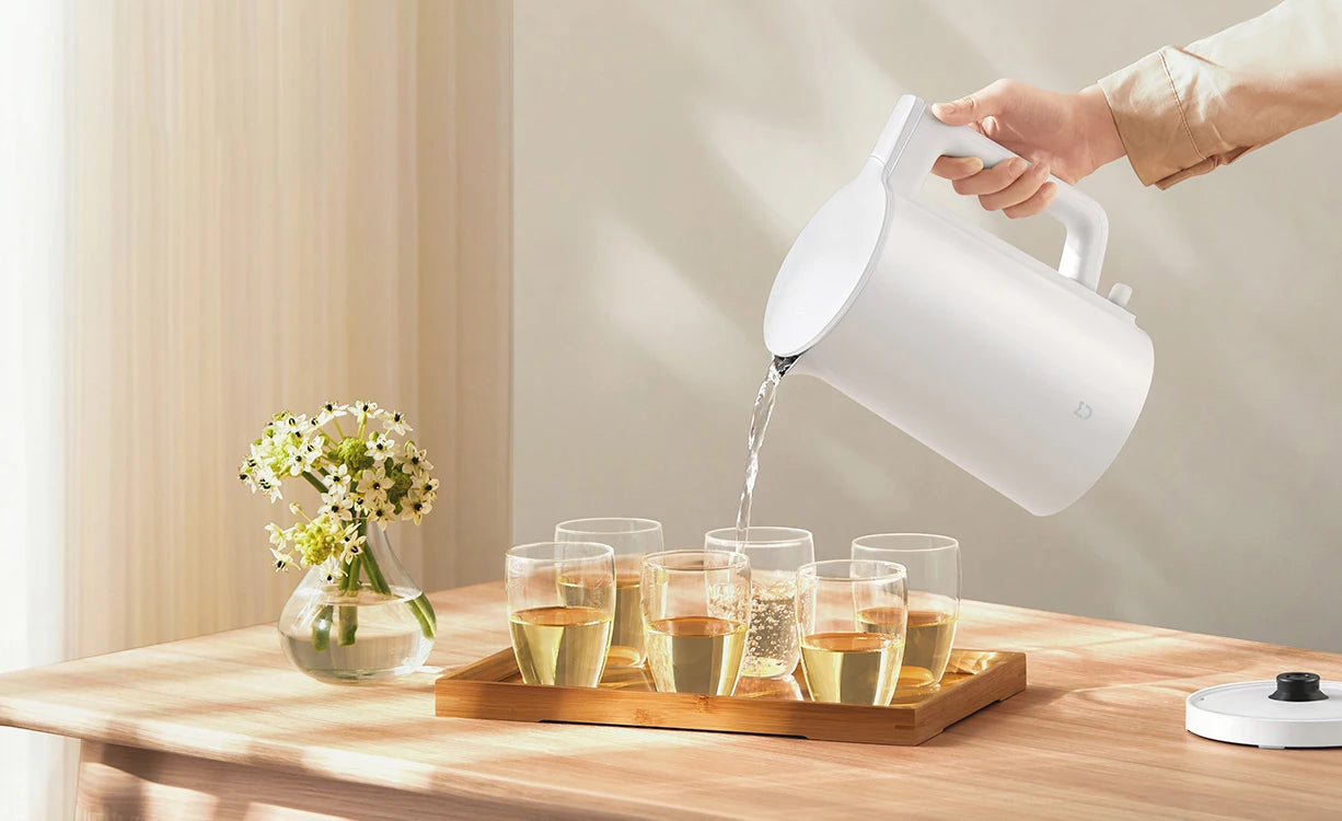 Nuevo hervidor eléctrico MIJIA N1, hervidor de agua de acero inoxidable de ebullición rápida, 220V, hervidores eléctricos