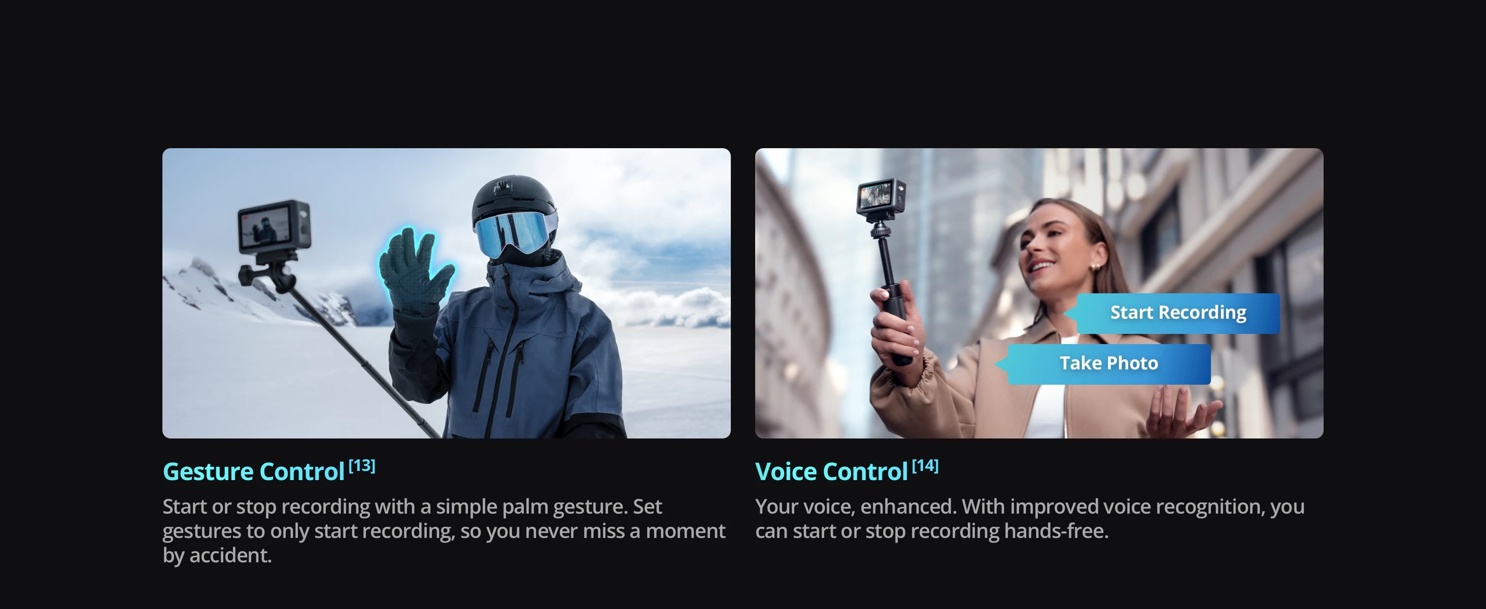 DJI Osmo Action 6 Standard Combo All-In-One Flagship Action Camera 8K Waterproof Action Camera with 1/1.1" Square Sensor Variable Aperture of f/2.0–f/4.0 Rocksteady 3.0 Cold-Resistant 4hrs Battery Built-in 50GB Storage Vlog