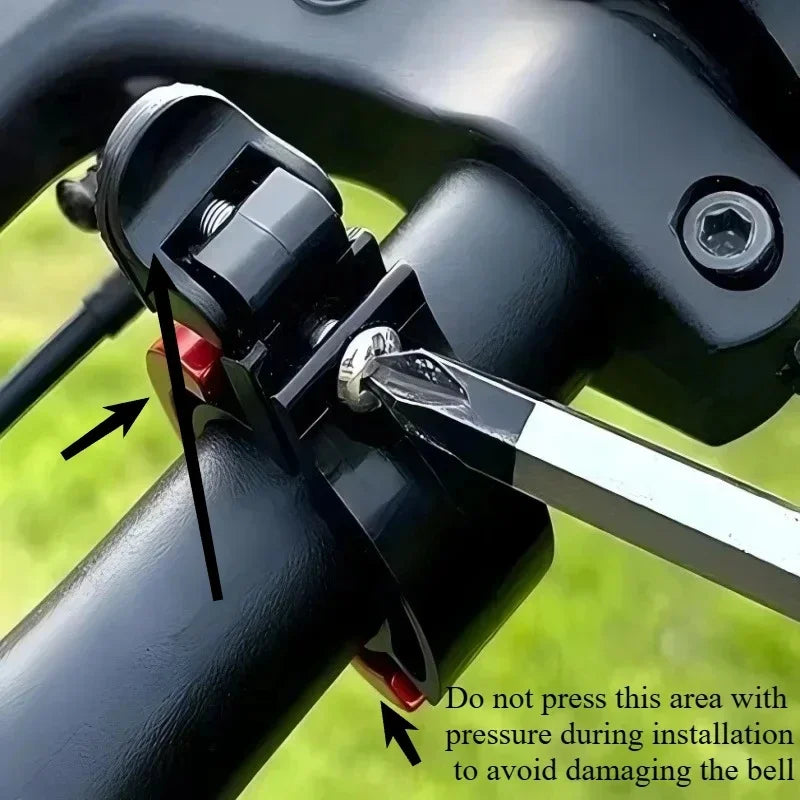 Universal Bicycle Bell Handlebar Horn Bell Invisible Small MTB Bicycle Clear Crisp and Loud Sound Beep Alarm Bicycle Accessories