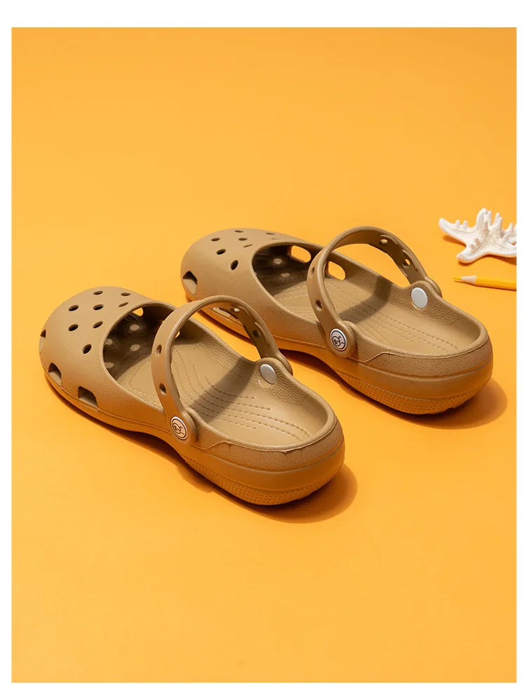 2026 Summer New Women'S Ballet Cave Shoes Mary Jane Eva Durable Anti Slip And Odorous Flat Shoes Beach Shoes For Outdoor Wear
