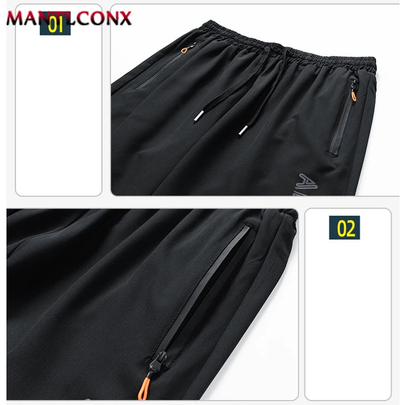 New Fashion Sports Shorts Men Elastic Waist Shorts Male Breathable Quick Dry Comfortable Men's Short Pants Men Bottom Black XXXL