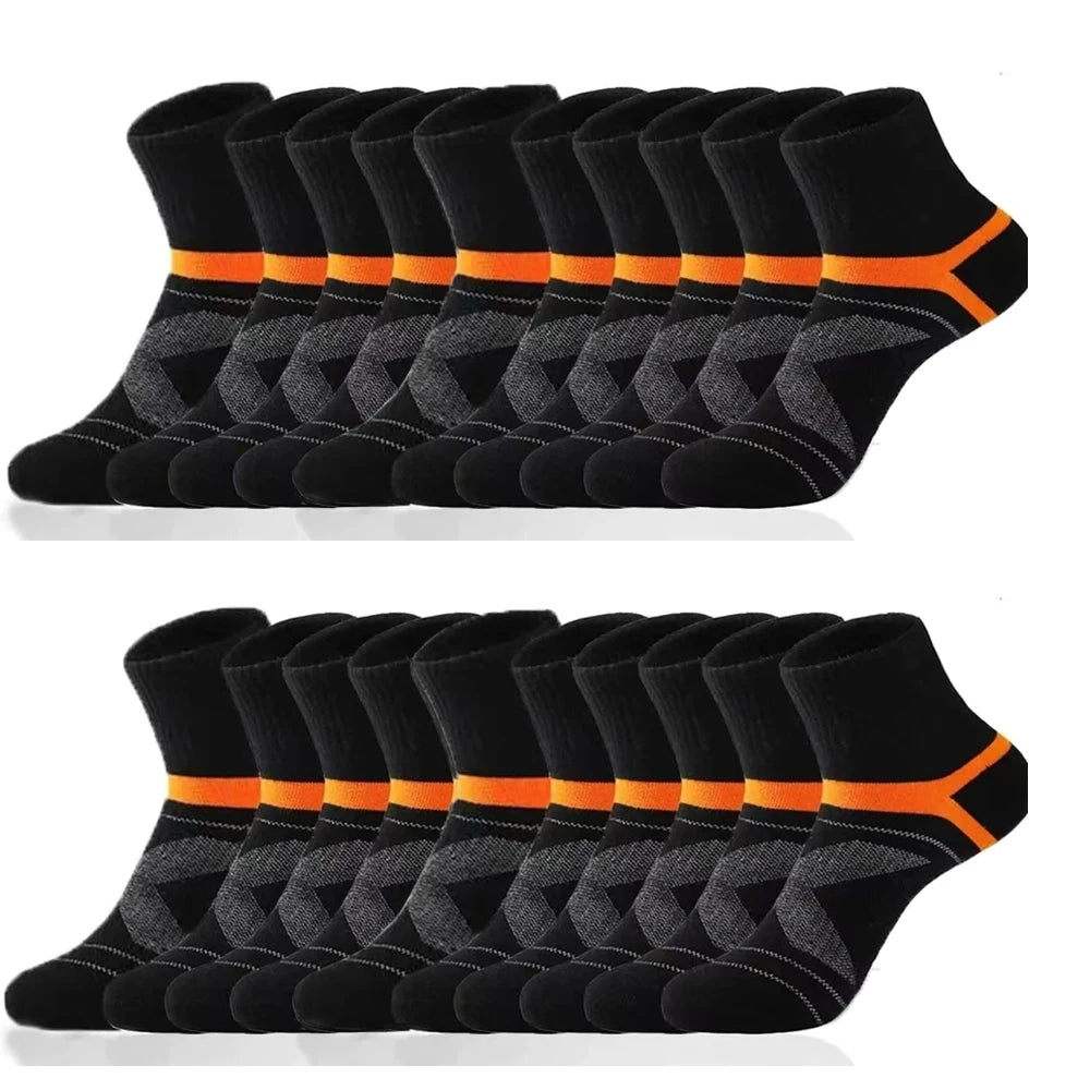 3 Pairs High Quality Men Black Socks Black Sports Socks Casual Soft Running Summer Absorb Sweat Breathable Male Sock Sokken