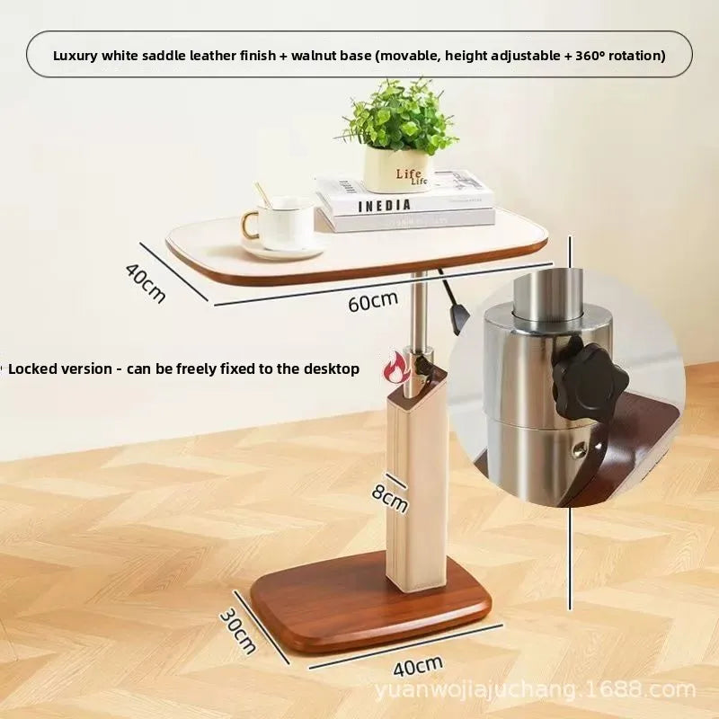 Lifting Bedside Table Movable Sofa Coffee Table Mobile Corner Jihu Rotating Living Room Computer Table Mini Small Side Table