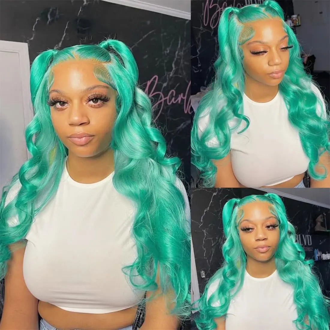 Silver Grey Brazilian Human Hair Wig 13X6 HD Transparent Lace Front Pre Plucked 28 32 Inch 200% Density Body Wave Wigs For Women