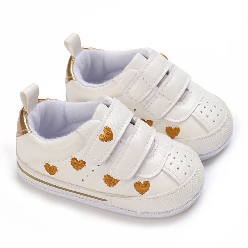 Casual Baby Shoes Infant Baby Girl Crib Shoes Cute Soft Sole Prewalker Sneakers Walking Shoes Toddler First Walker 0-18Month