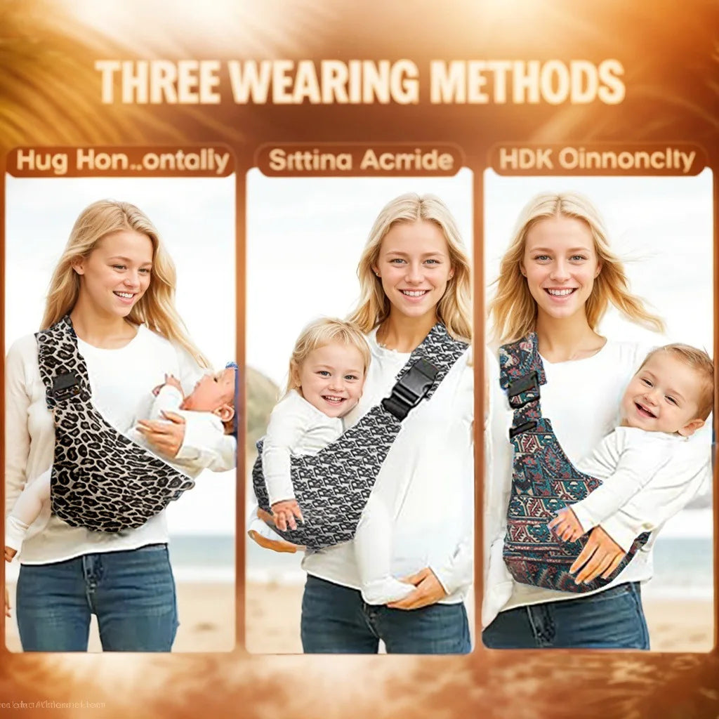 Baby Sling Carrier Toddler Carrier New Baby Sling Portable and Lightweight Sling Non-Slip Hip Seat Carrying 10-30lbs