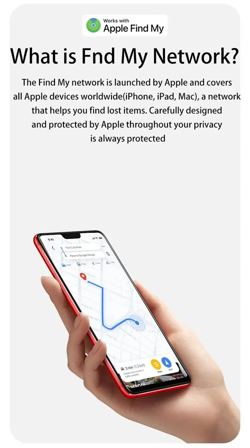 Smart GPS Locator Pet Wallet Suitcase Car Global Positioning Tracking Elderly Kids Anti Getting Lost Finder For iPhone Find My