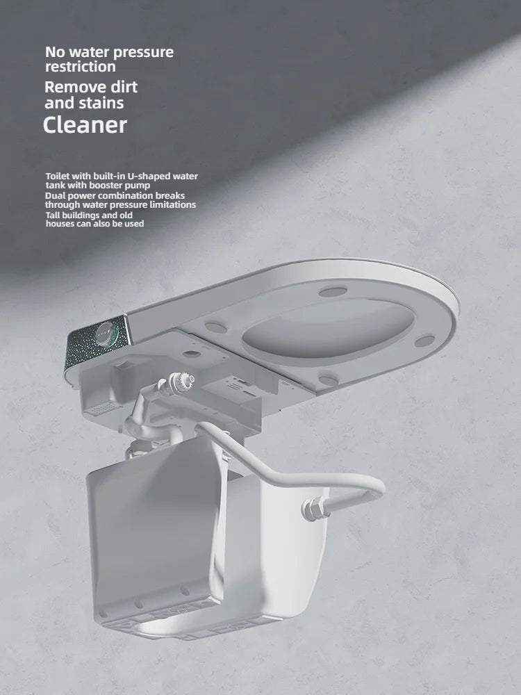 Automatic Toilet Comfort-fit Seat Smart Toilet Commode Living Room Smart Toilets for Relaxing Seating Experience Bathroom