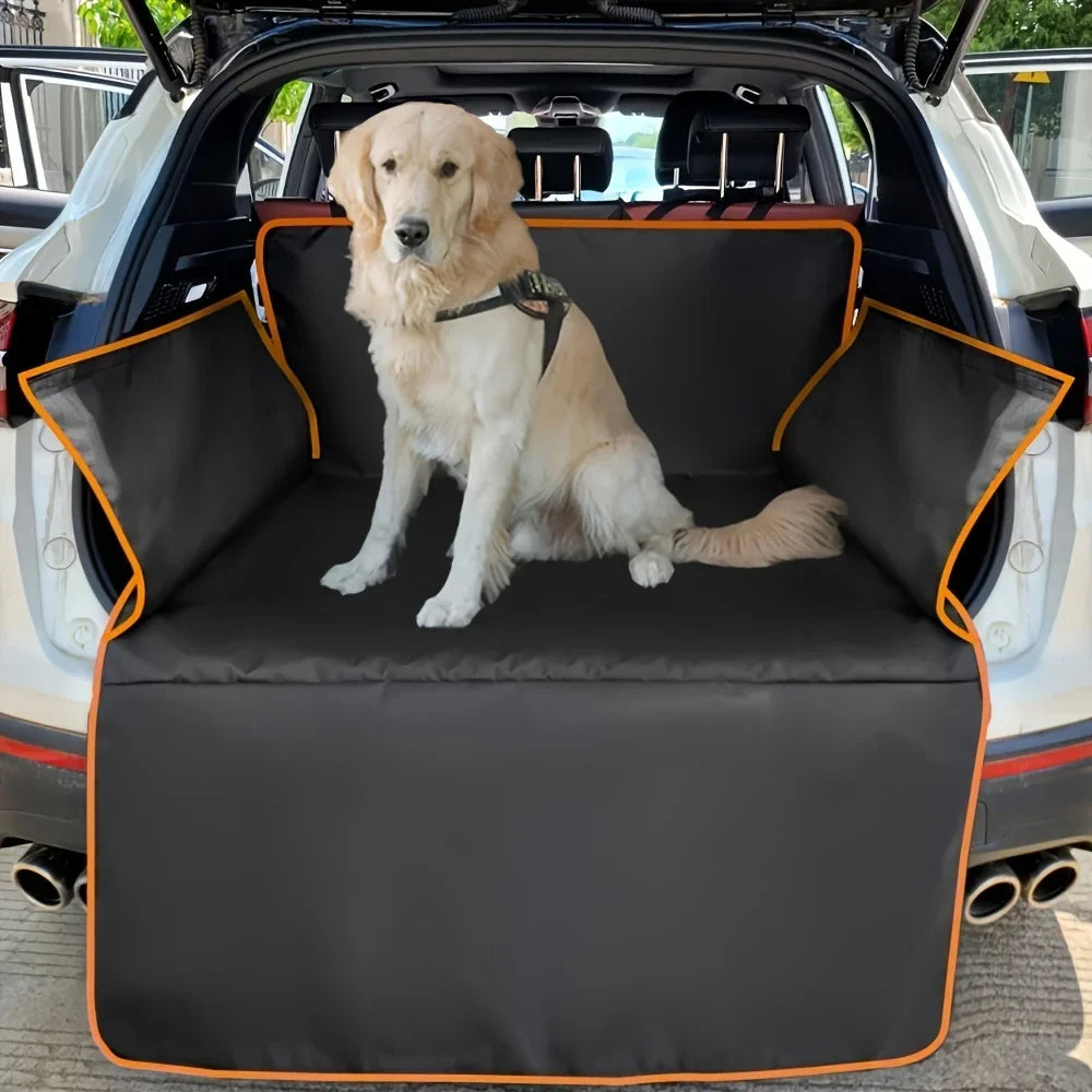 Car Trunk Mat SUV Cargo Liner For Dogs Waterproof 600D Oxford Cloth Dog Car Seat Cover Pet Travel Dog Carrier