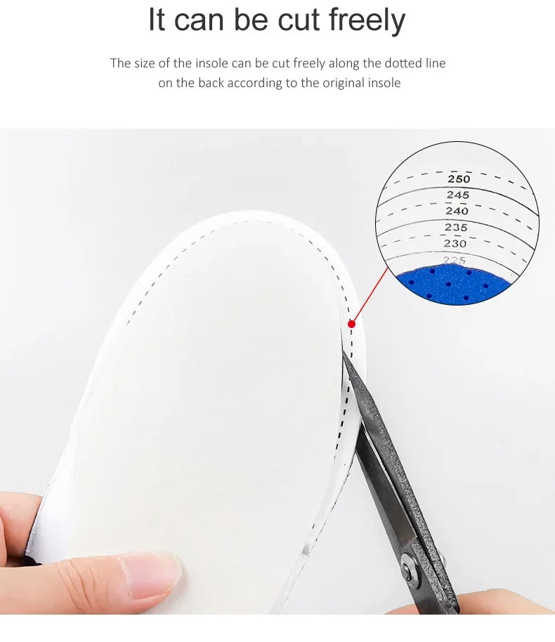 Shock-absorbing sports insole men and women arch support Orthopedic insoles Breathable comfortable running Shoe Pads 2Pcs/4Pcs