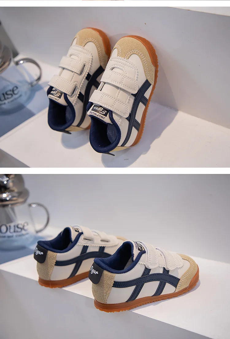 Children's Sneakers Boys Girls Soft Sole Non-slip Casual Student Running Shoes Baby Kids School Sports Shoes Warm Cotton Shoes