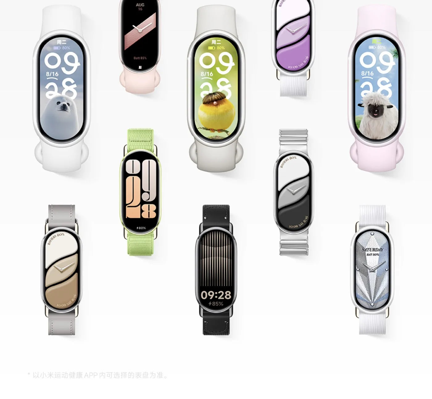 Original Xiaomi Band 10 Smart Bracelet 10 Color 1.62" AMOLED Health Monitoring 21 Days Battery Life Miband WristBand Watch