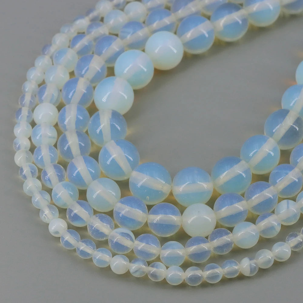 Natural Stone Beads Blue Tiger Eye Crystal Amethyst Rose Quartz Gemstone Bead for Jewelry Making Bracelet Necklace 4/6/8/10MM