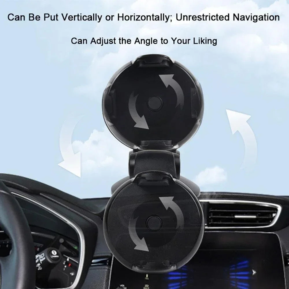 Universal Car Phone Holder 360° Rotation Dashboard Windshield Suction Mount Stand Support GPS Navigation Bracket For Smartphones