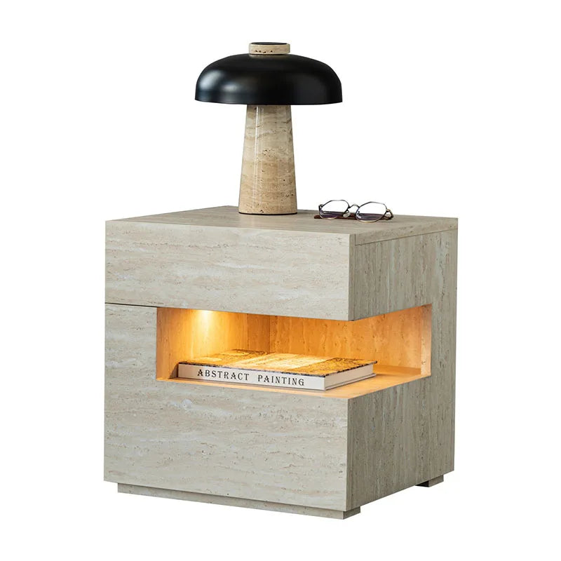 Bedroom With Drawers Bedside Table Quality Delicacy Tiny Cute Cream Style Nightstand Style Trendy Meubels Home Furniture