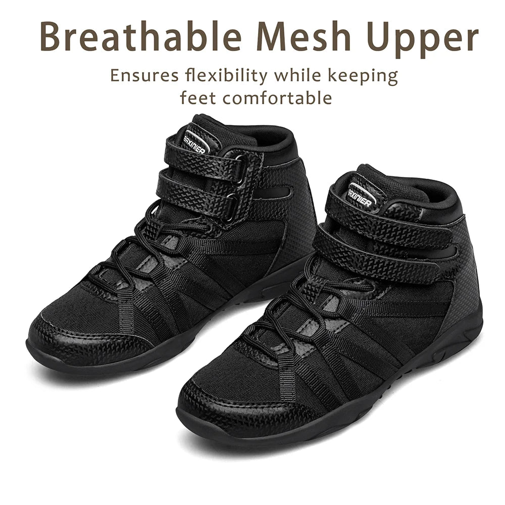 BAXINIER Girls High Top Cheerleading Shoes, Professional Lightweight Youth Cheer Competition Sneakers, Dance Training Footwear