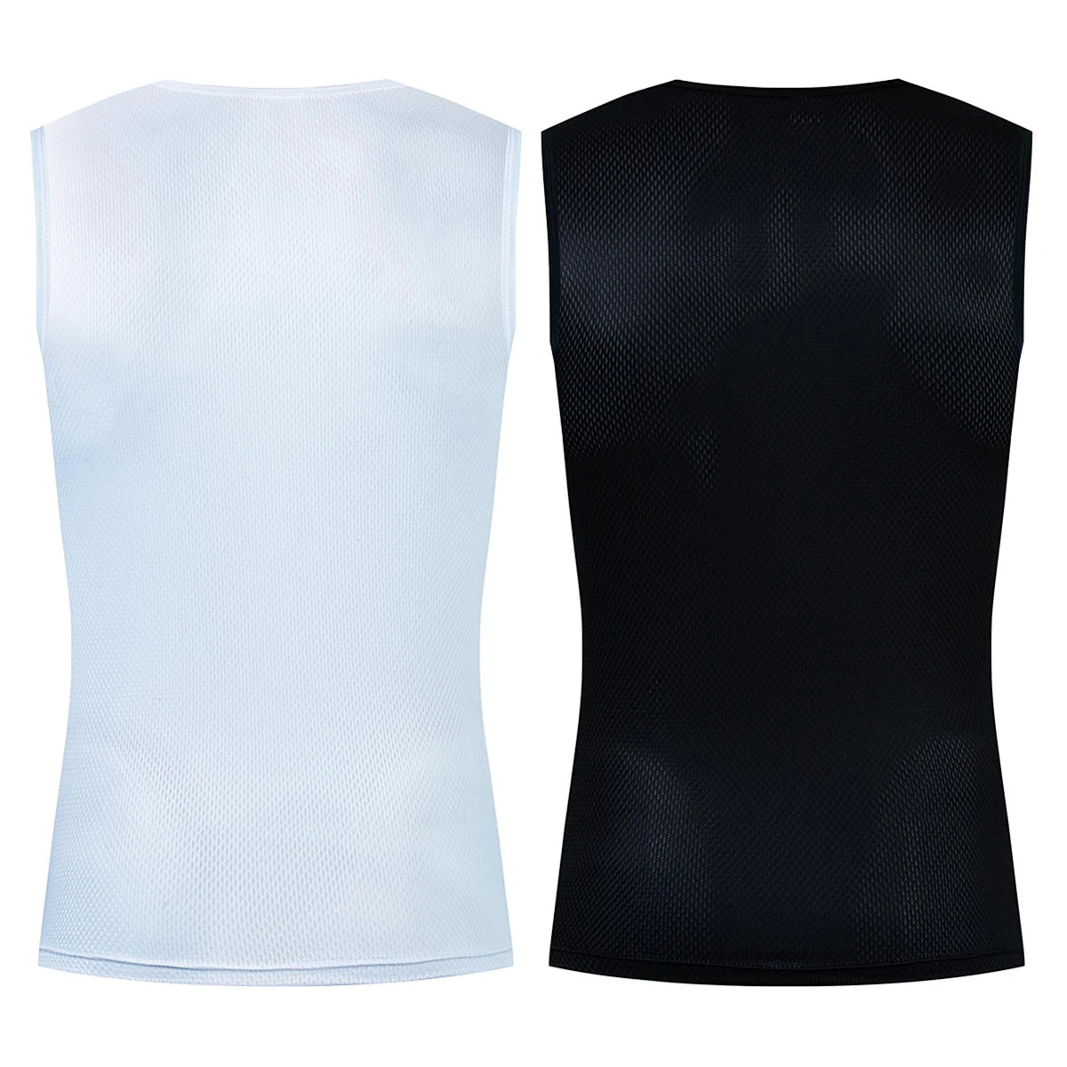Reflective Cycling Base Layers White Cycling Undershirt Quick Dry Vest Sport Underwear Tight Vest High Elastici Vest Bike Jersey