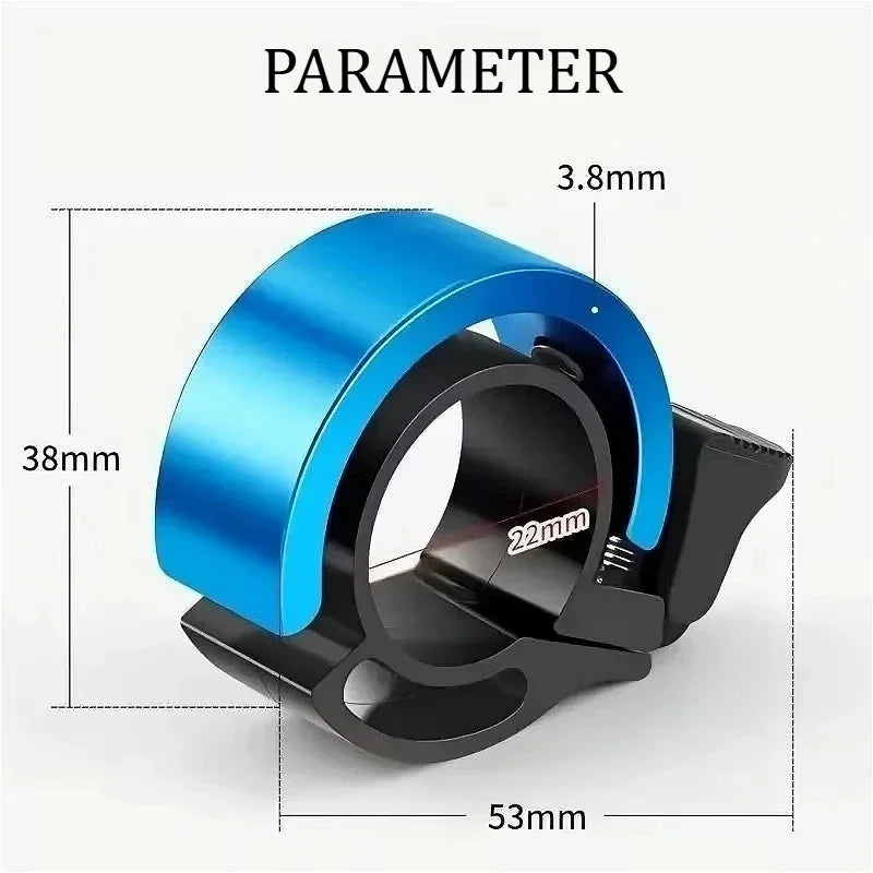 Universal Bicycle Bell Handlebar Horn Bell Invisible Small MTB Bicycle Clear Crisp and Loud Sound Beep Alarm Bicycle Accessories