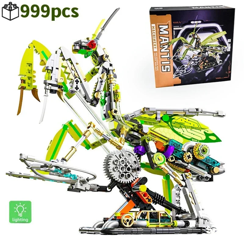 898PCS V8 Engine MOC Building Blocks Model Kit Creative Technical Assembly Educational STEM Desktop Collectible Gift for Kids