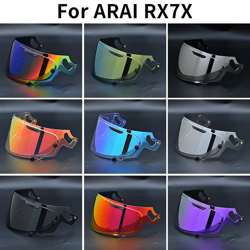 Motorcycle Helmet Visors For ARAI RX-7X RX-7V RX7X CORSAIR-X RX7V NEO XD VAS-V VECTOR-X DEFIANT-X QUANTUM-X SIGNET-X QV-PRO