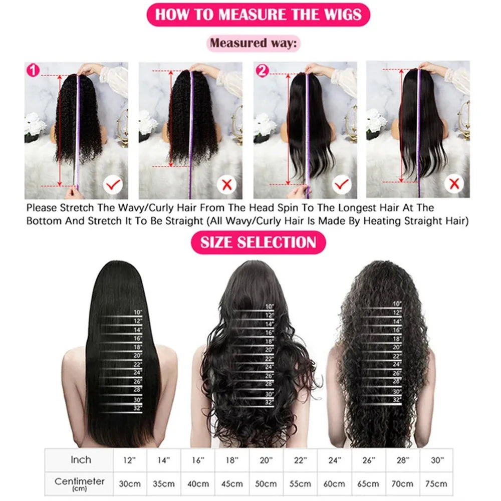 200% Density 13x6 Body Wave Lace Front Wigs Human Hair Pre Plucked For Black Women HD Transparent Glueless Lace Frontal Wigs