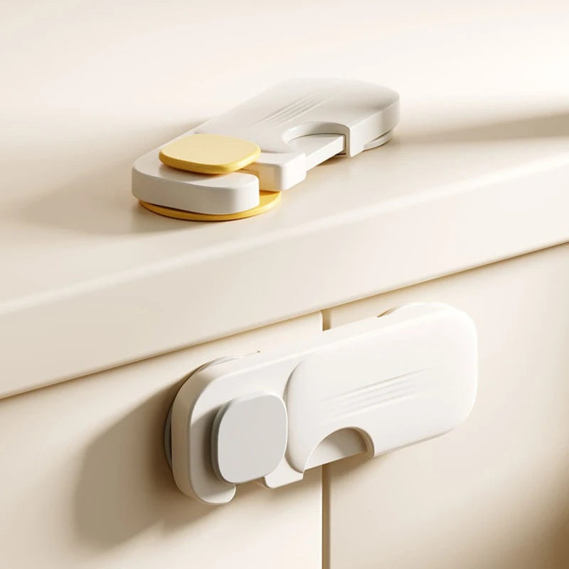 3/5/10PCS Children Safety Locks for Kitchen Cupboards Adhesive Baby Proofing Cabinet Lock for Cabinets Drawer Door Fridge