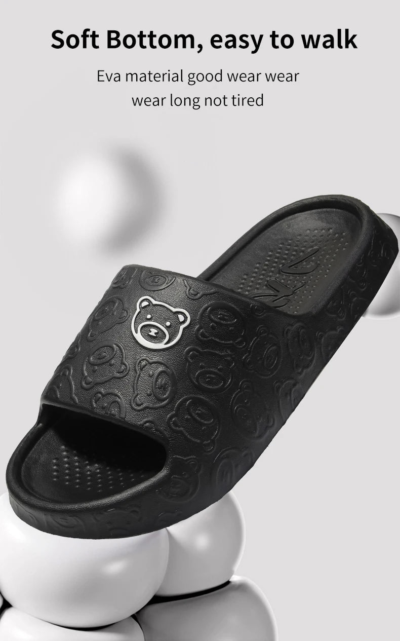 Non-Slip Slippers for Women Outdoor Wear 2024 New Indoor Home Sandals Female Summer Eva