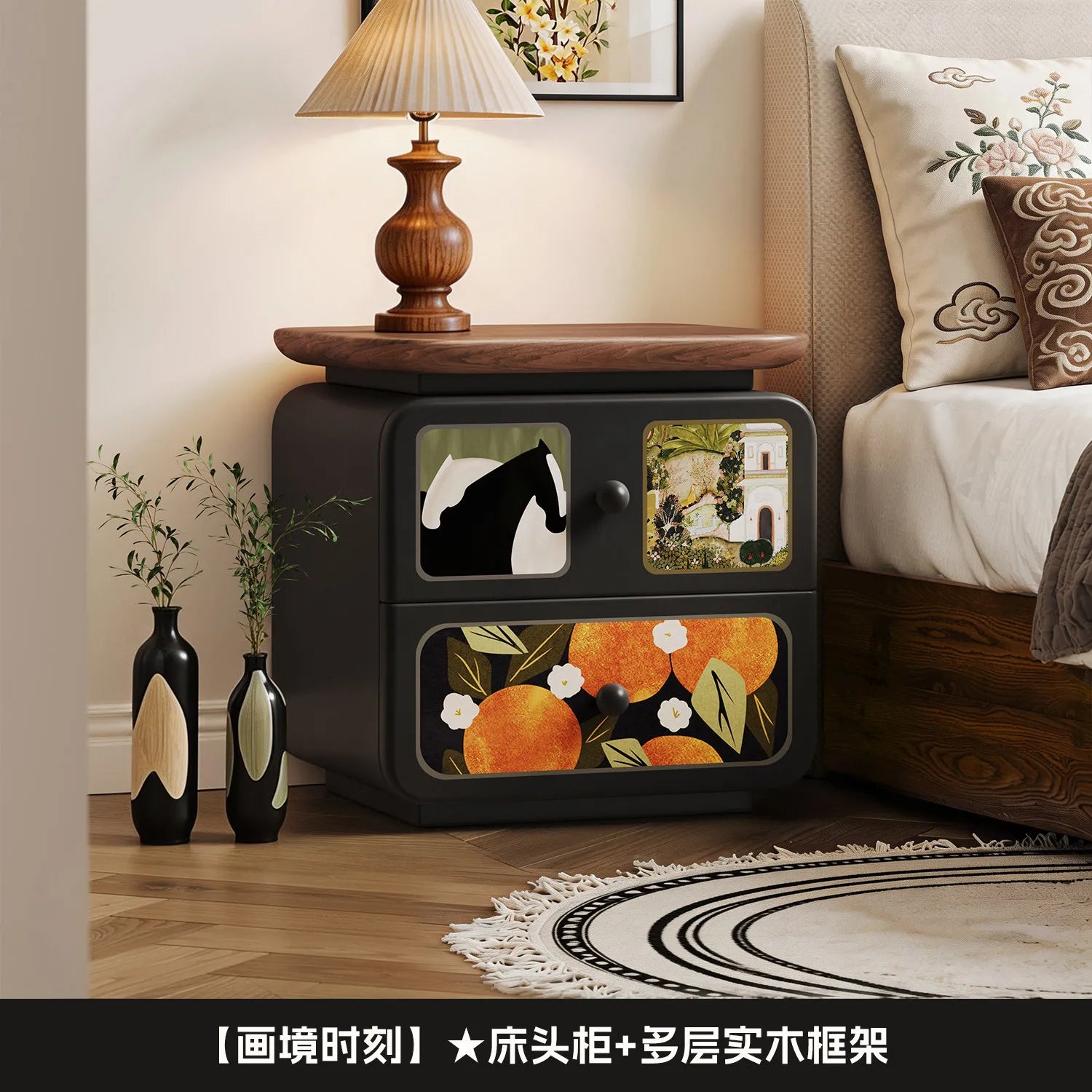 Simple Bedroom Bedside Table Luxury Nordic Storage Unique Drawers Bedside Table Trendy Organizer Mesa De Noche Home Furniture
