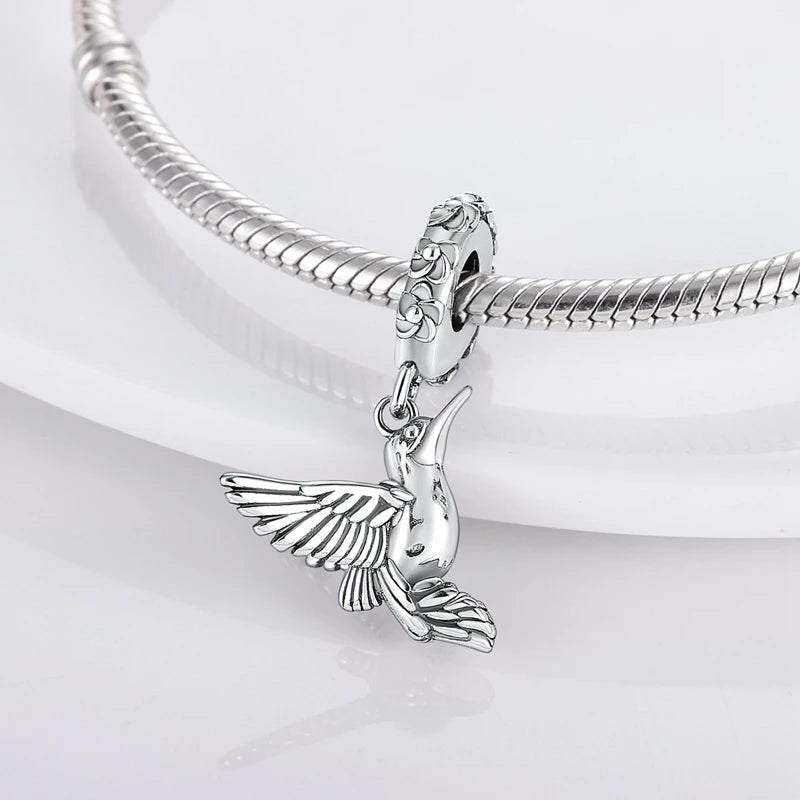 925 Sterling Silver Charms Beads Pendant Tree of Life Dog Elephant Love Heart Charm Fit Original Bracelet DIY Women Jewelry Gift