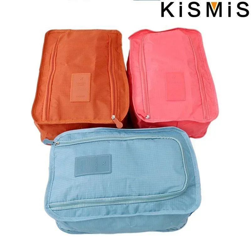 Portable Travel Shoe Organizer Bag Multifunctional Storage Pouch Home Shoe Storage Zip Lock Bag for Easy Sorting