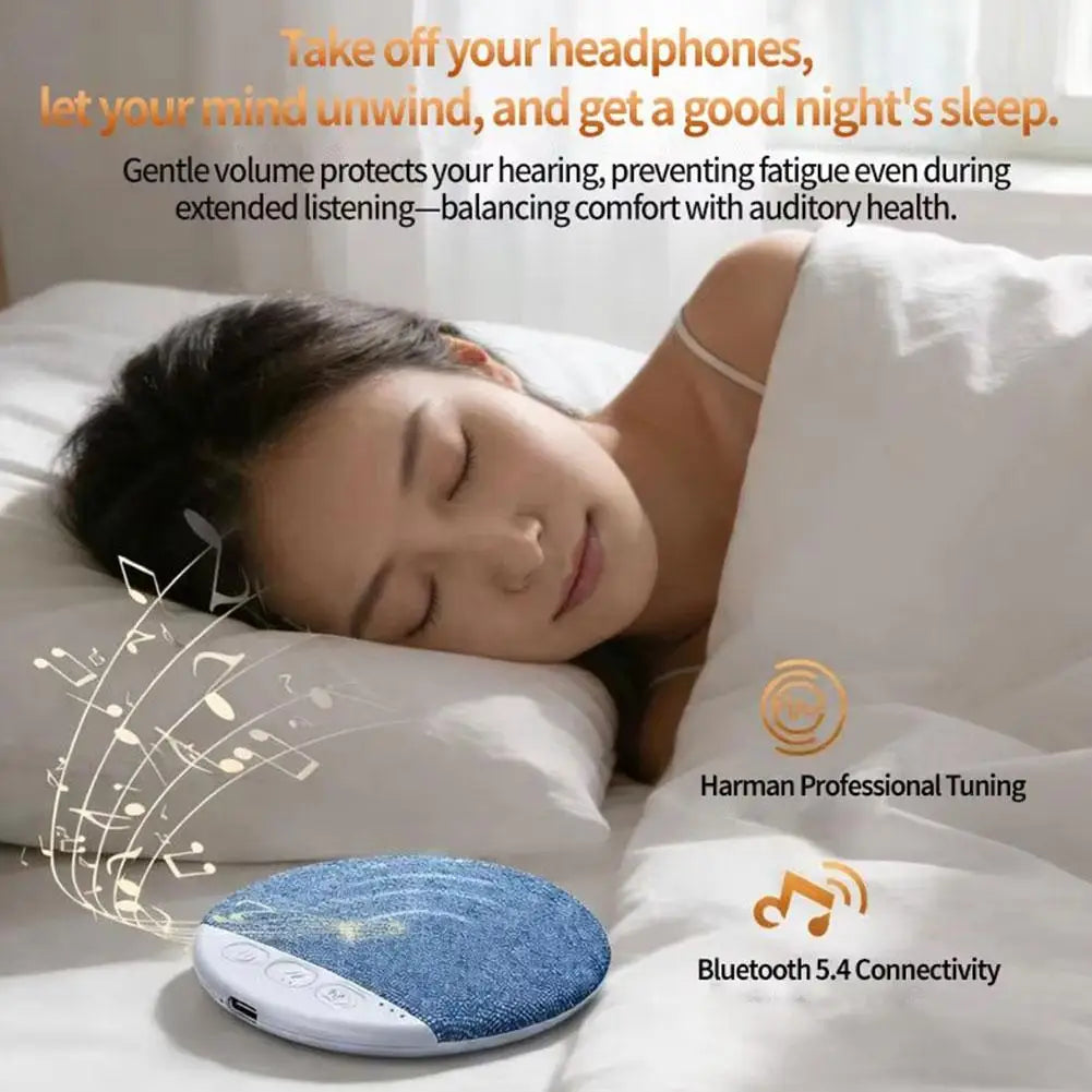 Mini Sleeping Bluetooth Speaker Nature Sound White Noise Soundbar Wireless MP3 Music Player Ultra Thin Timed Shutdown Audio Pla