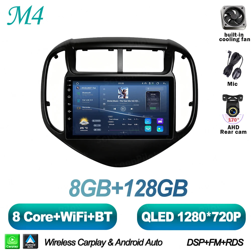 Android 16 For Chevrolet Aveo Sonic 2017-2021 Car Radio Stereo Head Unit Multimedia Video Player Mirror Link Touch Screen 2 din