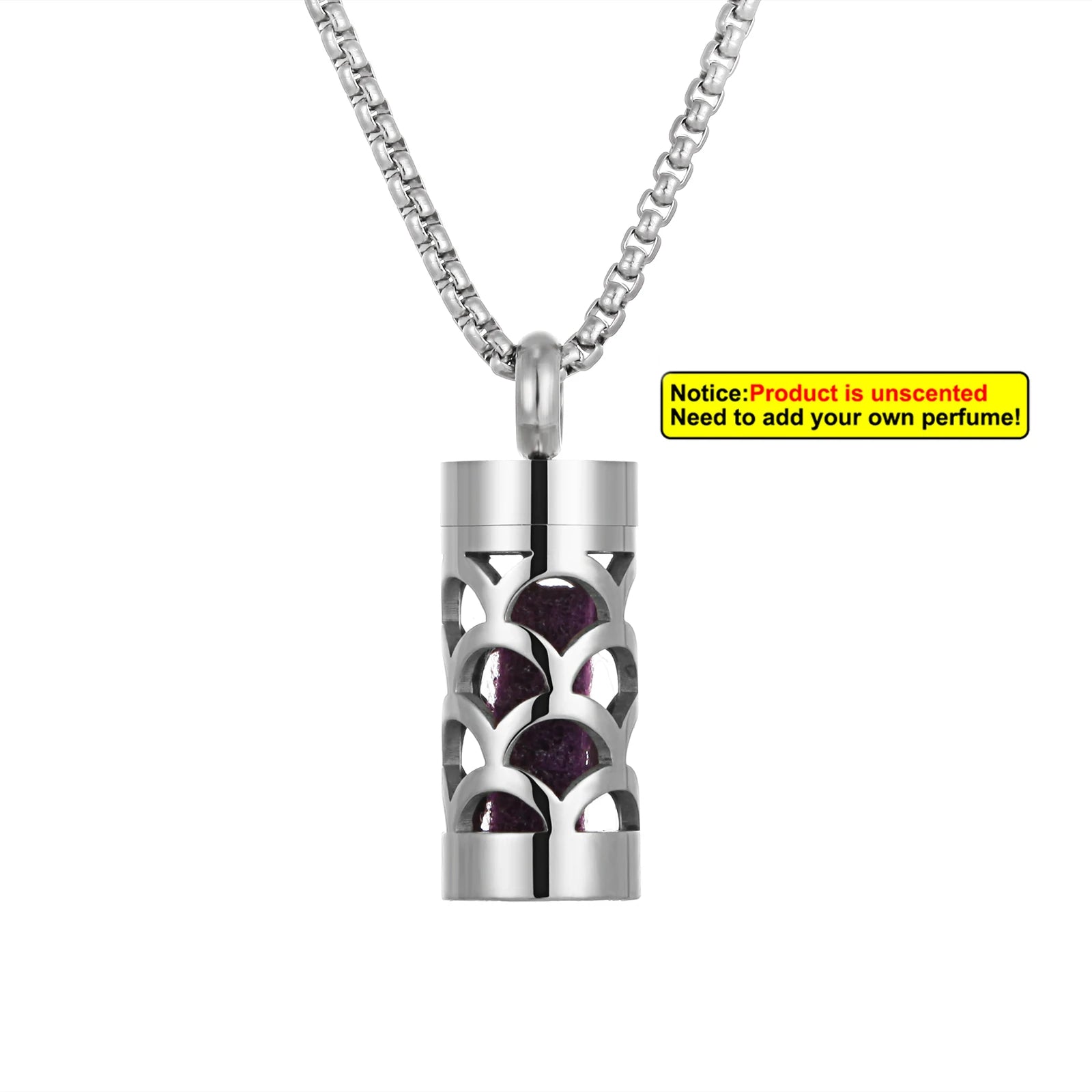 New Stainless Steel Aromatherapy Hollow Out Pendant Angel Wings Pattern Perfume Lockets Essential Oil Diffuser Necklace Jewelry