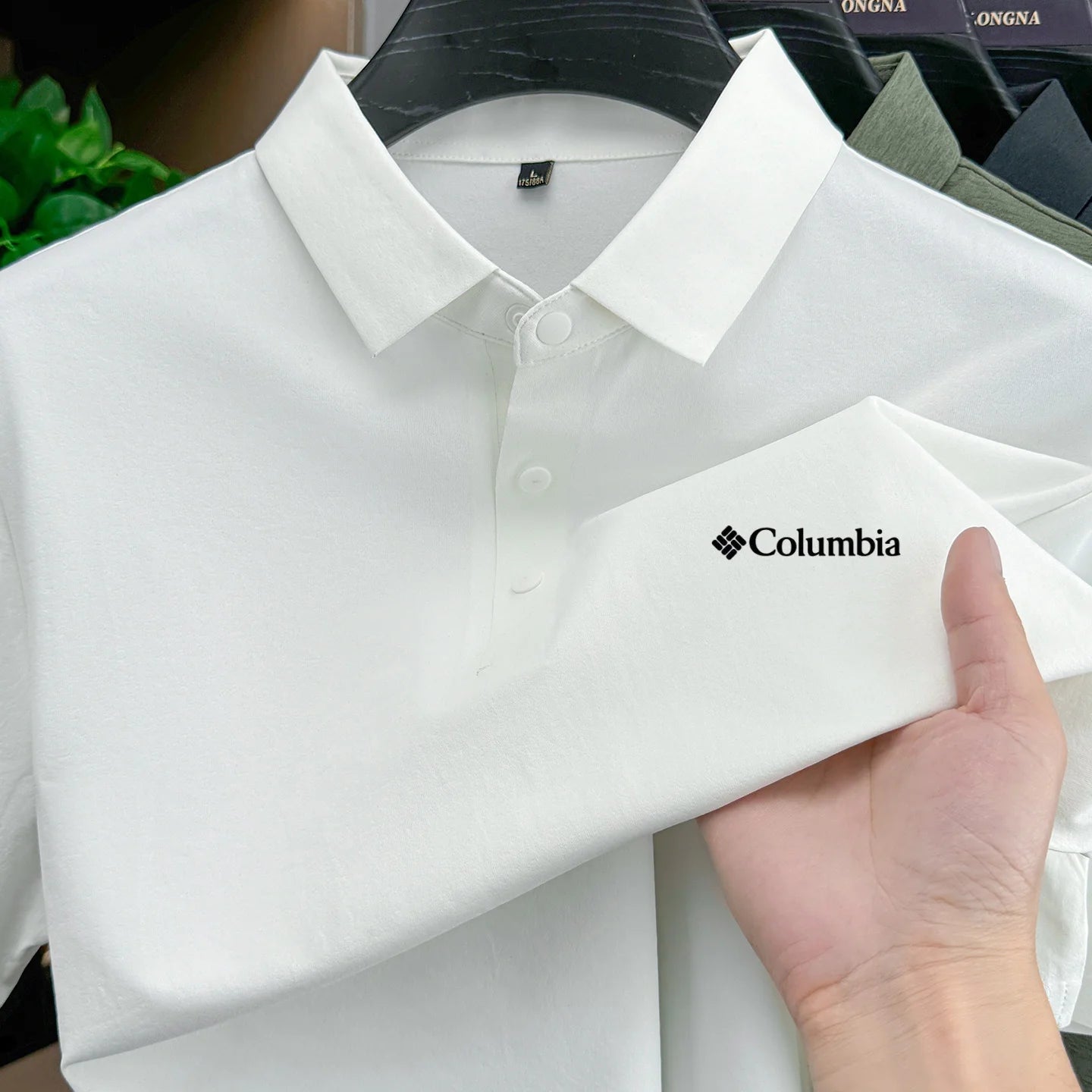 High end brand polo shirt classic letter embroidery men's short sleeved comfortable breathable and casual 2026 summer new Tshirt