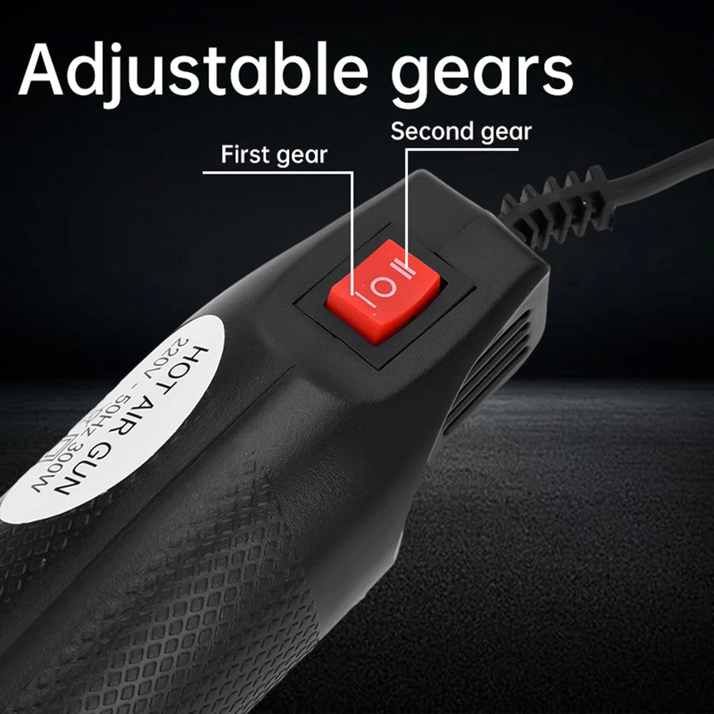 EU/US Hot Air Gun Soldering Temperature Blower Gun DIY Crafts Electric Power Hot Dryer Mini Heat Gun For Shrink Tubing Car Wrap