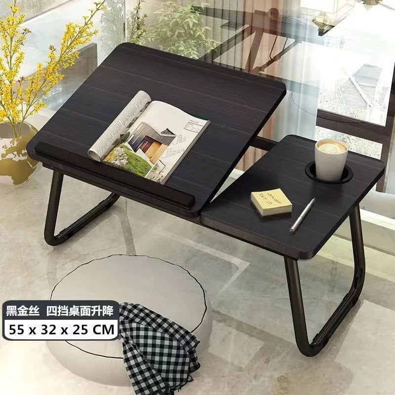 Bed foldable lifting computer desk small table notebook student dormitory lazy study table writing table desk