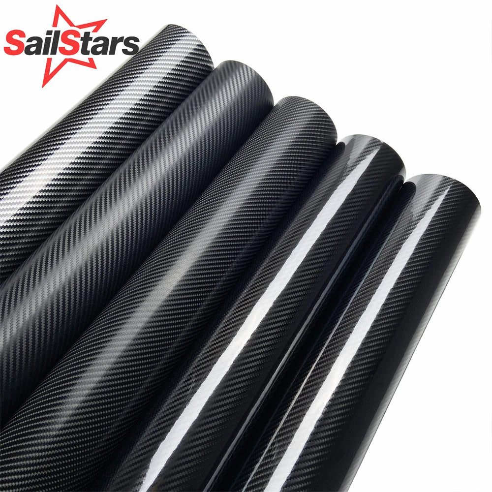 3D 4D 5D 6D Carbon Fiber Vinyl Wrap Car Stickers DIY Waterproof Wrapping Foil Auto Accessories Motorcycle Decal
