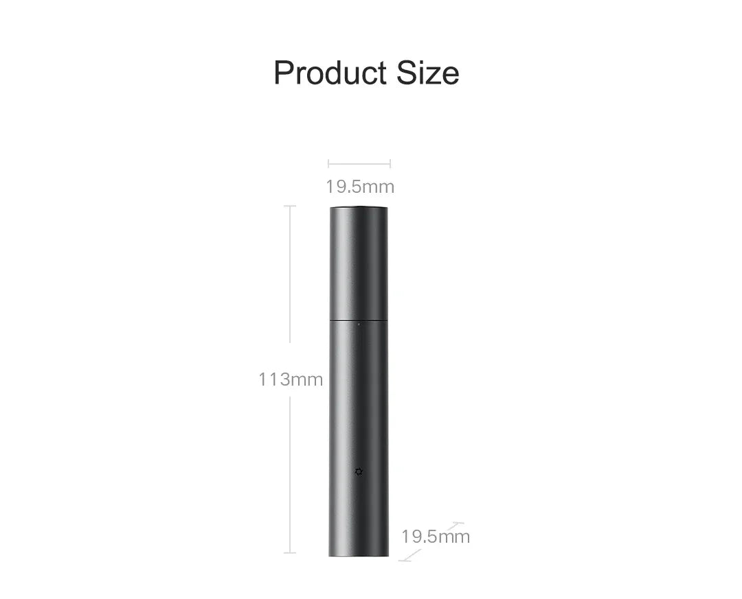 XIAOMI Mijia Electric Nose Trimmer- Rechargeable Ear Nose Hair Clipper Portable Skin-friendly Painless Eyebrow Trimmer for Men