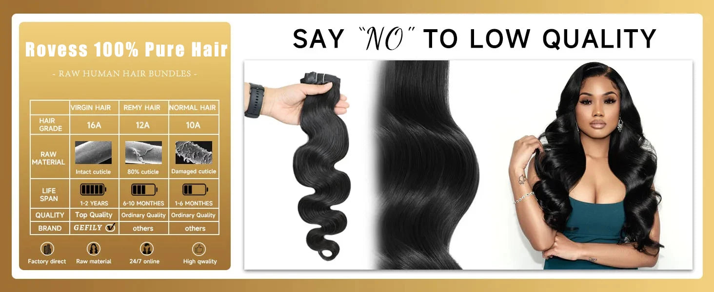 30 32 Inch Full Head Body Wave Bundles 100% Raw Human Hair Weaving Virgin Hair Extensions 1 3 4 Pcs Natural Black Color Double Weft Remy Hair Thick Full Ends Hair Bundles