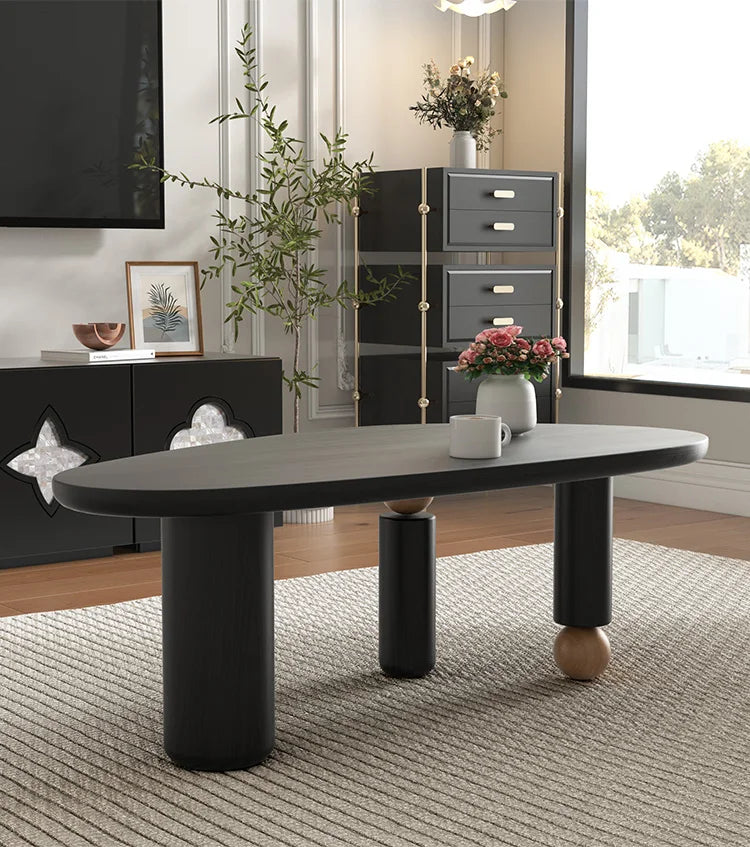 Trendy Aesthetic Coffee Tables Elegant Unique Retro Design Coffee Tables Minimalist Trendy Table Basse Salon Furniture For Home