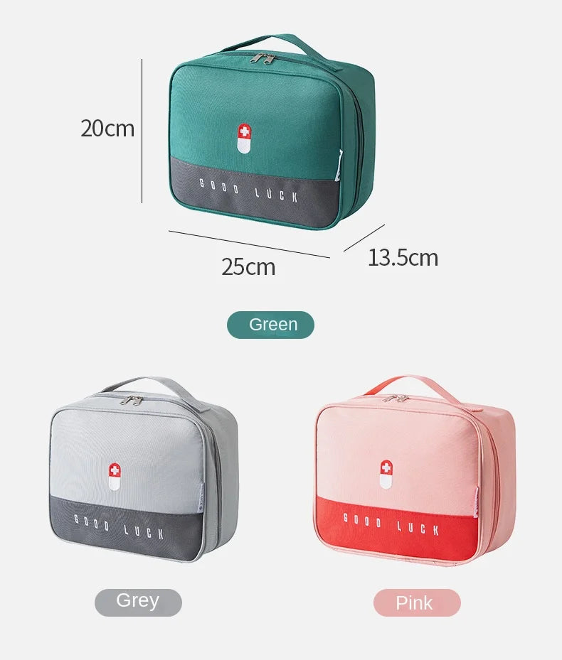 Medical Emergency Kit Portable Medicine Storage Organizers Large Capacity Storage Bag Household Storage Organization