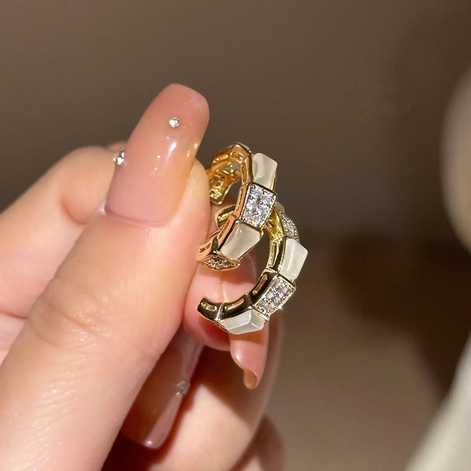 Exaggeration Ocean Style Shell Texture Stud Earrings for Women Trendy Accessories Personalization Jewelry Earrings Daily Wear