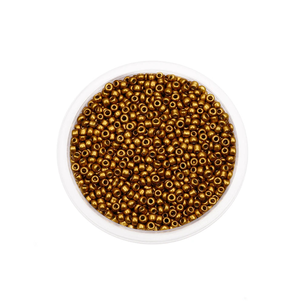 300/600Pcs 3/4mm Charm Glass Beads Czech Seed Beads Small Round Loose Beads for DIY Jewelry Making Earrings Bracelet Wholesale