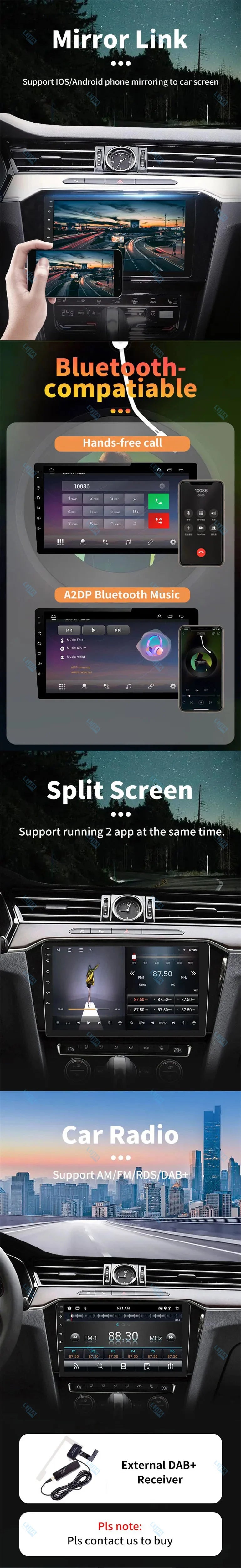 2 Din Android Car Radio Stereo for Kia Sorento BL 2002-2011 Car Multimedia Player GPS Navigation Head Unit Autoradio Audio Auto