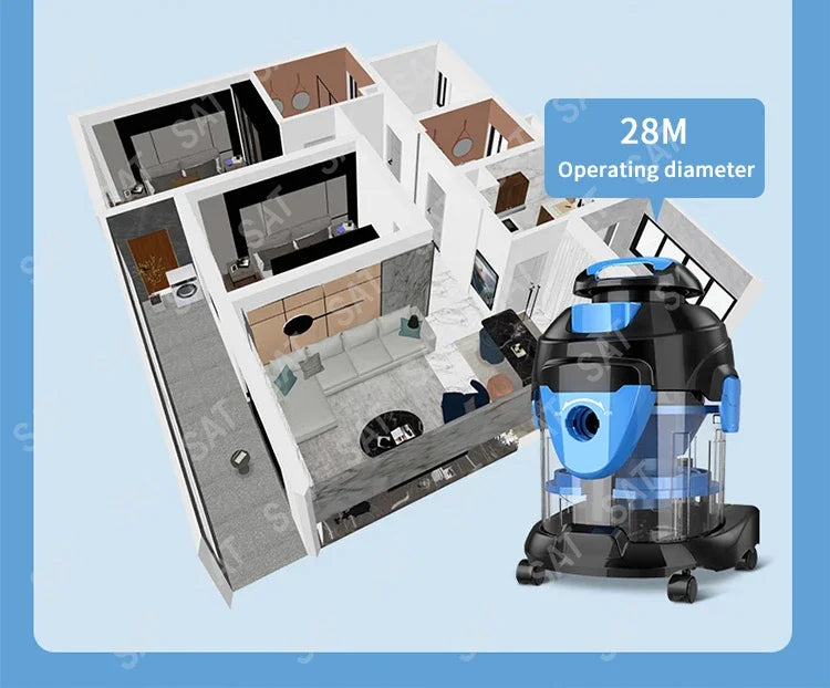 -car Home Cleaning Appliances Wet And Dry 3 In 1 Vacuum Cleaner