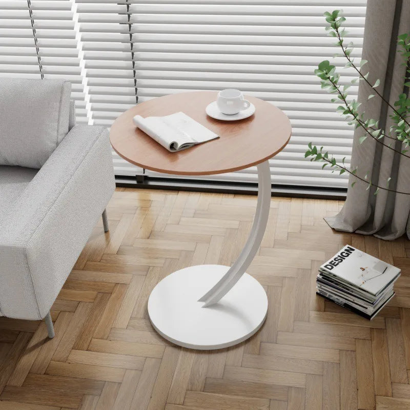 Coffee table small table removable sofa side table living room minimalist round table bedside table side table shelf minimalist