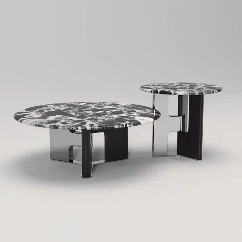 Organizer Black Coffee Tables Modern Design Italian Round Coffee Tables Minimalist Nordic Mesitas De Noche Home Accessories