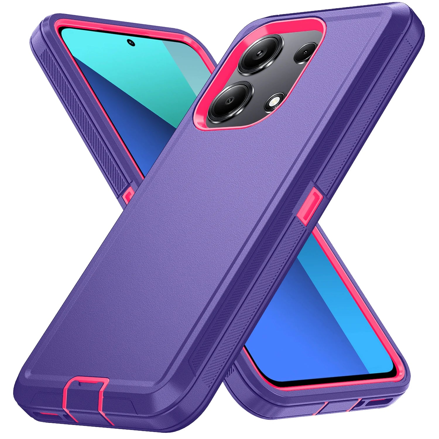 Armor Shockproof Dustproof Case For Xiaomi Poco M6 X6 Pro Redmi Note 12 Anti-Scratch Rugged Protective Cover For Redmi 12 4G