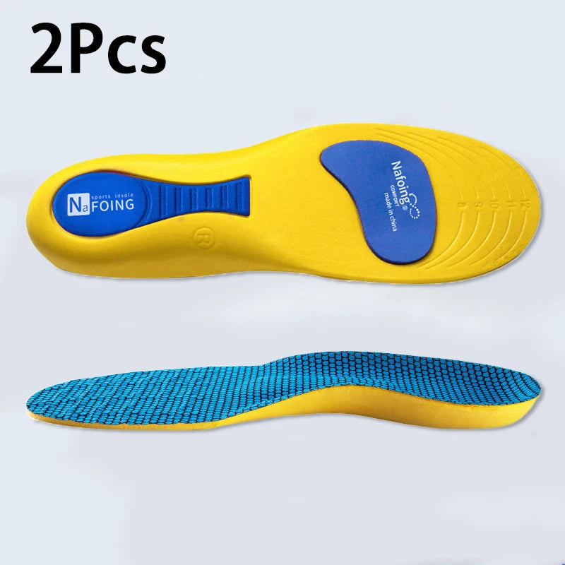 Arch Support sports Insole Men Women Orthopedic Insoles Foot Shock Absorption Anti-Slip Shoe Pads 2Pcs/4Pcs