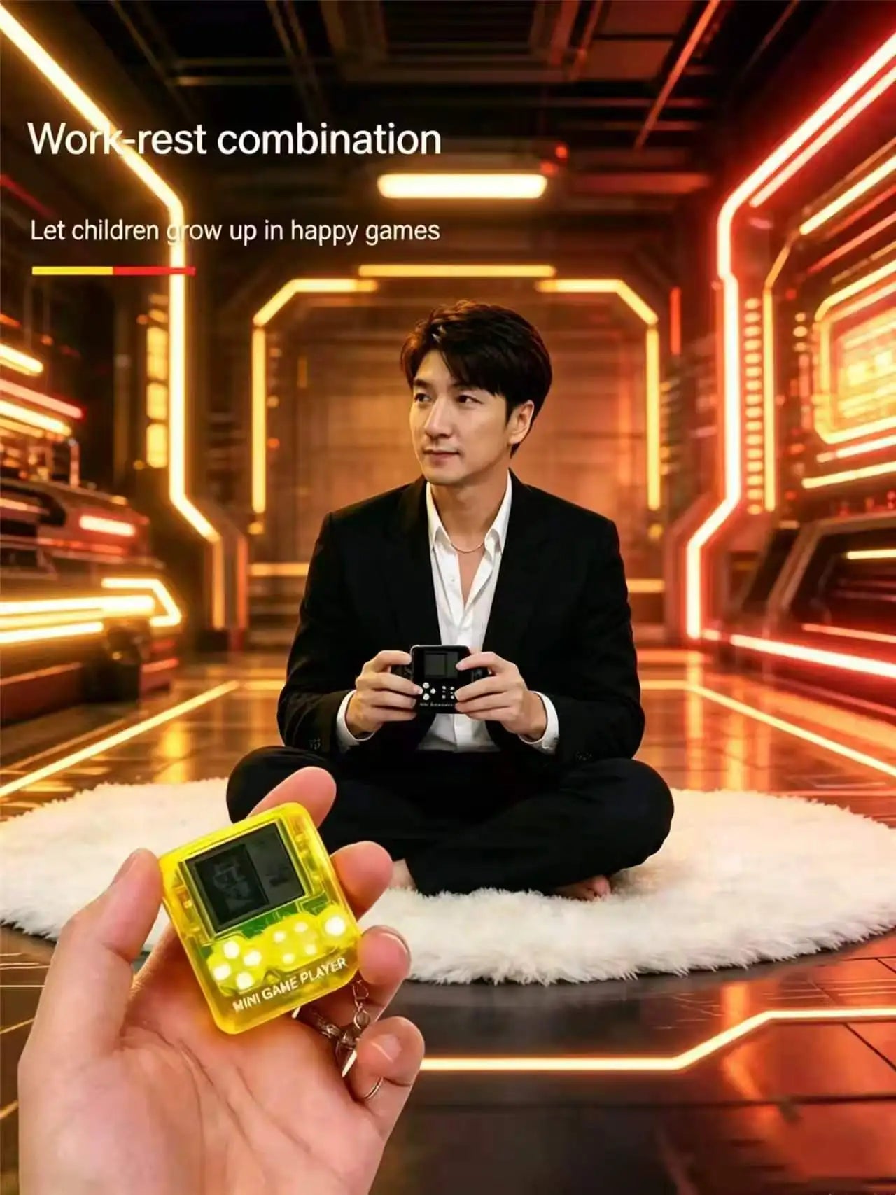 Classic Retro Mini Handheld Game Co nsole Children Educational Electronic Game Toy Crea tive Gift for Kids